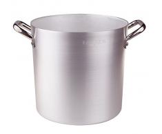 Pentole Agnelli Kochtopf Aluminium mit 2 Griffen, Edelstahl 36 cm