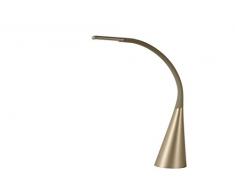 Lucide GOOSY-LED - Schreibtischlampe - Ø 11 cm - LED Dim. - 1x4W 3000K - Mit USB-Ladepunkt - Gold