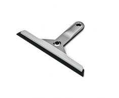 simplehuman, faltbarer Duschabzieher, Druckgusszink + eloxiertes Aluminium, 5 Jahre Garantie