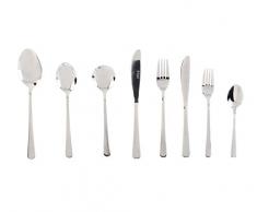 Russell Hobbs RH00360EUN Exklusives 44-teiliges Besteckset „Madrid“ aus Edelstahl, 15 Jahre Garantie, Stainless Steel