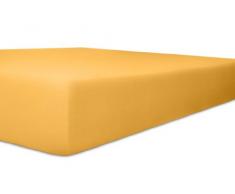 Kneer Spannbettlaken Baumwoll-Mischgewebe Gelb 180 cm x 200 cm