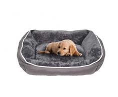 Sogni E Capricci Bett für Hunde und Katzen, Anthrazit, 84 x 66 x 19 cm