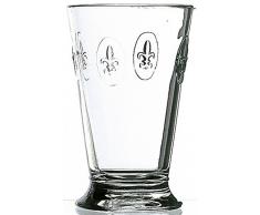 La Rochere 6X5101 Wasserglas, Limettengrün, 300 ml, transparent