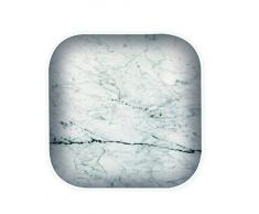 ZAK Osmos Untersetzer 4-er Set Marmor/weiss 10x10cm