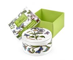 Portmeirion Home & Gifts Rundes Schmuckkästchen, Porzellan, Mehrfarbig, 9.5 x 9.5 x 4.5 cm