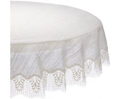 Plauener Spitze by Modespitze 4048L_14_140 Tischdecke Oslo L, Gre 140 cm, rund