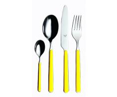 Mepra SPA 10G622024 Besteckgarnitur, Design Millenium Citron, 24-teilig
