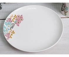 CREATIVE TOPS Speiseteller aus Porzellan, Serie: English Garden, Designer: Katie Alice, cremefarben, Dinner Plate