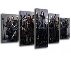 Wandbild - Der Herr der Ringe, 165 x 62 cm, Holzdruck - XXL Format - Kunstdruck, ref.26139