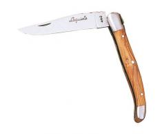 Laguiole Jean Dubost 18103 Taschenmesser mit Griff aus Olivenholz und Edelstahlnieten