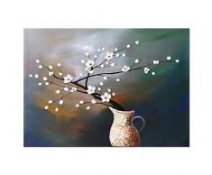 wieco Art Plum Blossom Modern Floral Artwork Gemälde auf Leinwand abstrakt art Wand für Wohnzimmer Home Dekorationen Wand Dekorationen