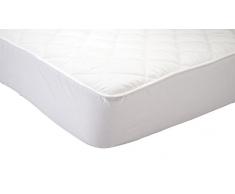AmazonBasics Matratzenschoner, wasserdicht, Gesteppt, 90 x 190 cm weiß