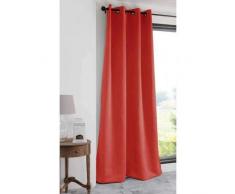 Lovely Casa Vorhang Blickdicht, Polyester, Koralle, 250 x 135 cm