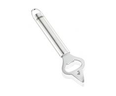 Leifheit Flaschenöffner Sterling-Serie, aus rostfreiem Edelstahl, Kapselheber zum Flaschen öffnen, Dosen lochen und Schraubverschlüsse anheben, Kronkorkenöffner, mit praktischer Aufhängeöse