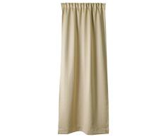 enzo enrico 000.010 Verdunkelungsvorhang mit Wellenprägung Quer, 135 x 255 cm, Beige