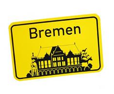 Stadtbummler Magnet, Gelb