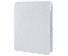 CelinaTex Aqua Wasserbett Boxspringbett Spannbettlaken 140x200-160x220 cm Silber grau Baumwolle Bettlaken Elastan