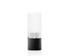Blomus FARO Windlicht Edelstahl schwarz 7 x 7 x 19 cm
