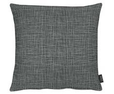 APELT Tessuto 48x48 88 Kissen, Polyester-Baumwolle, anthrazit