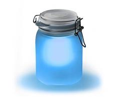 SUCK UK Solarleuchte „Sun Jar“ – blau
