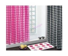 Gedy Duschvorhang aus Polyester Sterne,Rosa, 180 x 200 cm