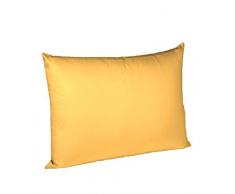 fleuresse S-009100-2349-3300 Colours Kissenbezug, Satin, Sonne, 25.0 x 17.6 x 1.4 cm