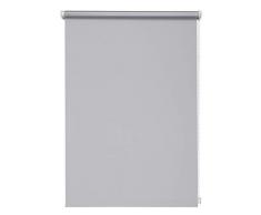 Thermo-Rollo Grau 60x210 cm ohne Bohren Verdunkelungsrollo Seitenzugrollo Klemmrollo Blackout Silberbeschichtung