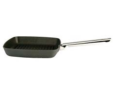 Anolon Professional Harteloxierte Grillpfanne, quadratisch, schwarz, 24 cm