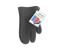 Silikomart 193437 Silikon-Küchenhandschuhe / Ofenhandschuhe / Kochhandschuhe / Grillhandschuhe, schwarz