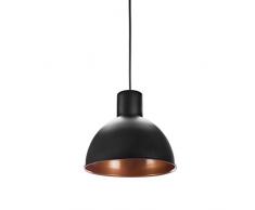 Smartwares Moderne Hängeleuchte / Industrielampe, Aluminium Schwarz-Bronze, 30cm Durchmesser, IP-002-B
