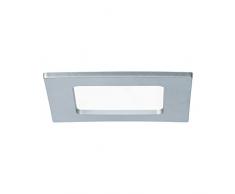 Paulmann 920.76 Quality EBL Set Panel eckig LED 1x6W 4000K 230V 115x115mm Chrom matt 92076 LED Spot Einbaustrahler Einbauleuchte
