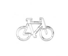 Birkmann 1010724010 Ausstechform Fahrrad, 11 cm, Kunststoff, Grau, 5 x 3 x 2 cm