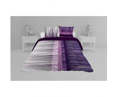 Soleil docre Bettwäsche, Bettbezug, Baumwolle, Violett, 260 x 240 cm