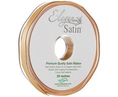 Eleganza 10 mm x 20 m Satinband doppelseitig, Gold