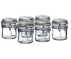 MÃ¤ser, Serie Gothika, Einmachglas 90 ml, VorratsglÃ¤ser mit BÃ¼gelverschluss, im 6er-Set