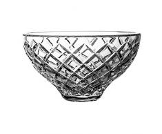 Crystaljulia Schale, Bleikristall, transparent, 18 cm