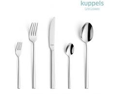 Kuppels SKAN Besteck Set für 6 Personen, Essbesteck 30-teilig, Besteckset aus 18/10 Edelstahl, poliert, spülmaschinenfest, rostfrei