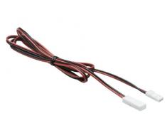 Paulmann 233 Kabelverlängerung Steckverbindung (JST-Stecker) Verbindung Gesamtlänge 1 m geeignet für bis zu 1400 mA Konstantstrom Kabel, Verschiedene Materialien, Silber, 20 x 20 x 30 cm