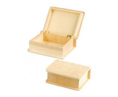 efco Holztruhen, Holz, Braun, 20x15x8 cm