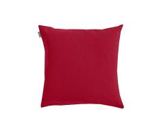 LINUM ANNABELL Kissenhülle, Baumwolle, Rot, 40 x 40 cm