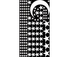 Graz Design 770093_30x57_010 Wandtattoo Set Kinderzimmer Sterne Mond Sternenhimmel Mdchen Jungs 30x57cm Weiss