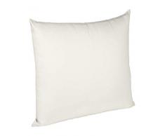 Fleuresse Colours Kissenbezug, Mako Satin, Wollweiß, 80 x 80 cm