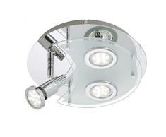 Briloner Leuchten LED Badleuchte, GU10, 3 W, 3er