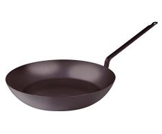 Pentole Agnelli Lionese Pfanne mit Griff, leicht, Eisen, Grau 45 cm grau