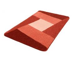 Kleine Wolke 4064428225 Badteppich Indiana, 70 x 120 cm, bordeaux