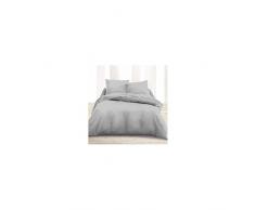 BETTBEZUG 220x240 100% Baumwolle 57 FÃ¤den Hellgrau