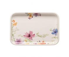 Villeroy & Boch Mariefleur Basic Backform rechteckige Servierplatte 32x22cm, Premium Porzellan, Mehrfarbig