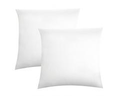biberna 0077144/001/210 Kissenbezug, Baumwolle, weiß, 2x 80x80 cm