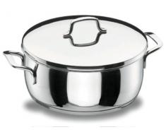 Lacor 90024 Bratentopf mit Deckel 24 cm Gourmet