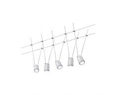 3980 Wire System TunLED 5x4W Weiß/Chrom matt 230/12V 3980 Seilleuchte Seillampe Deckenleuchte Deckenbeleuchtung LED